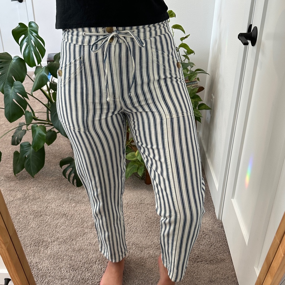 Stripped American Eagle Pants